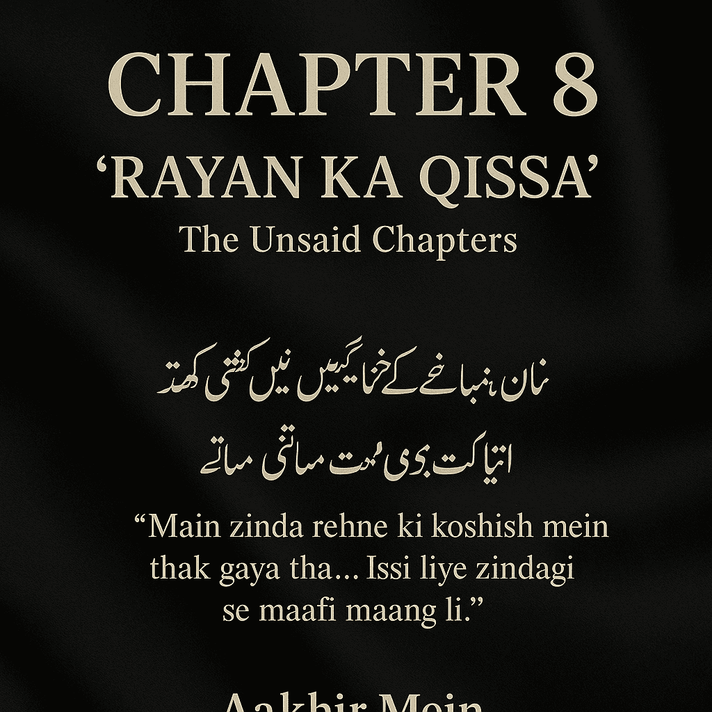 Urdu Writing Chapter 8 – “Zindagi Se Maafi” – When Someone Quietly Gives Up The Unsaid Chapters